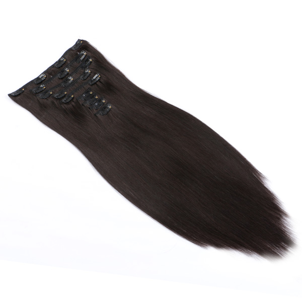 Remy Hair clip in extensions for thick hair XS055